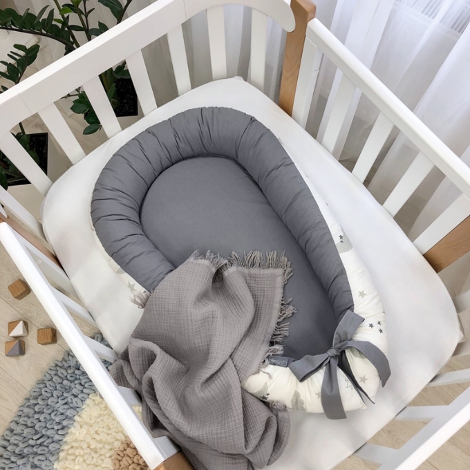 Protectie somn – Baby Nest Norisori gri